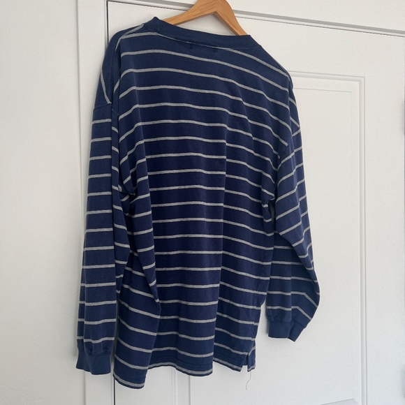 Vintage Stripped Long Sleeve T Shirt - Men's XL - Picture 8 of 9
